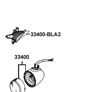 33400-BLA2-M30 WINKER ASSY R FR — diagram cutout