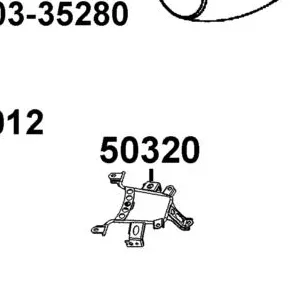 50320-BLA2-M30 STAY,REAR FENDER — diagram cutout
