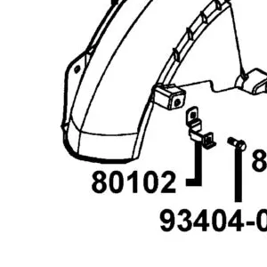 80102-LCD2-C00 STAY RR TIRE FENDER — diagram cutout