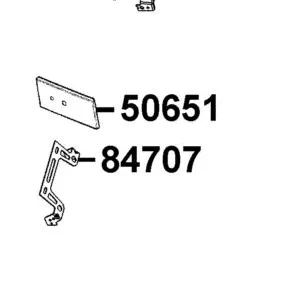 84707-BLA2-M30 WASHER UNDER NUMBER BRKT — diagram cutout
