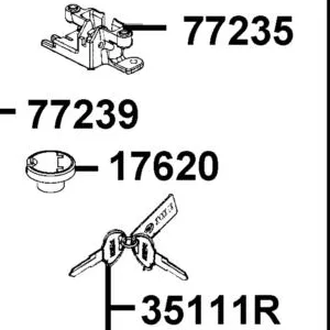 17620-ACB9-M30 CAP COMP.,FUEL FILLER — diagram cutout