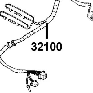 32100-BLA2-M30 HARNESS WIRE — diagram cutout