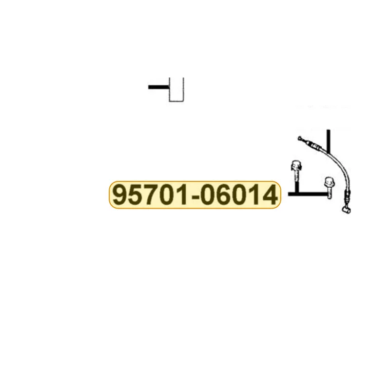 95701-06014-08G BOLT FLANGE 6*14 (B) — diagram cutout