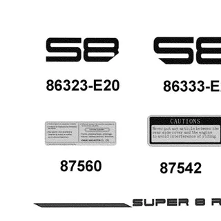 86323-BLA2-E20-T01 STRIPE R SIDE COVER — diagram cutout