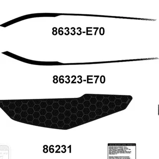 86323-BLA2-E70-T08 STRIPE R SIDE COVER — diagram cutout