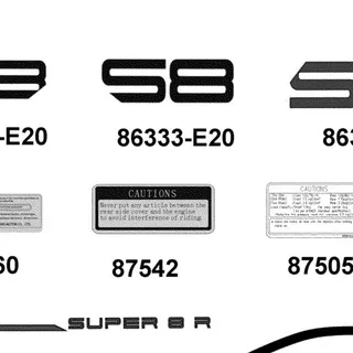 86333-BLA2-E20-T01 STRIPE L SIDE COVER — diagram cutout