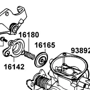 16165-KGC5-C00 DIAPHRAGM COMP — diagram cutout