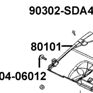 80101-LGB5-E10-N1R FENDER RR INNER — diagram cutout