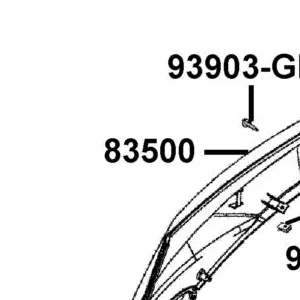 83500-LGB5-E10-89P COVER R BODY (Mat Red) — diagram cutout
