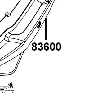 83600-LEJ2-E10-91P COVER L BODY — diagram cutout