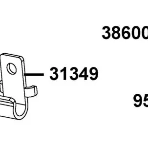31349-AHF8-M40 CLAMPER. SPEED SENSOR — diagram cutout