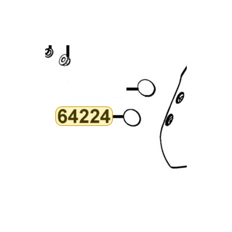 64224-LEJ2-E10 COVER L UP VISOR — diagram cutout