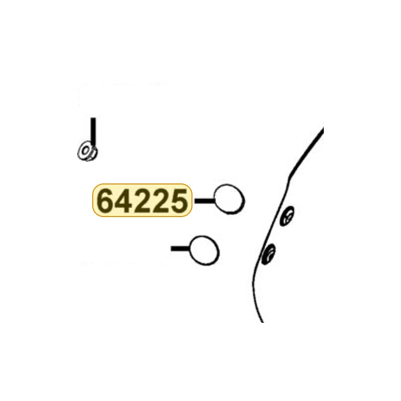 64225-LEJ2-E10 COVER L DOWN VISOR — diagram cutout