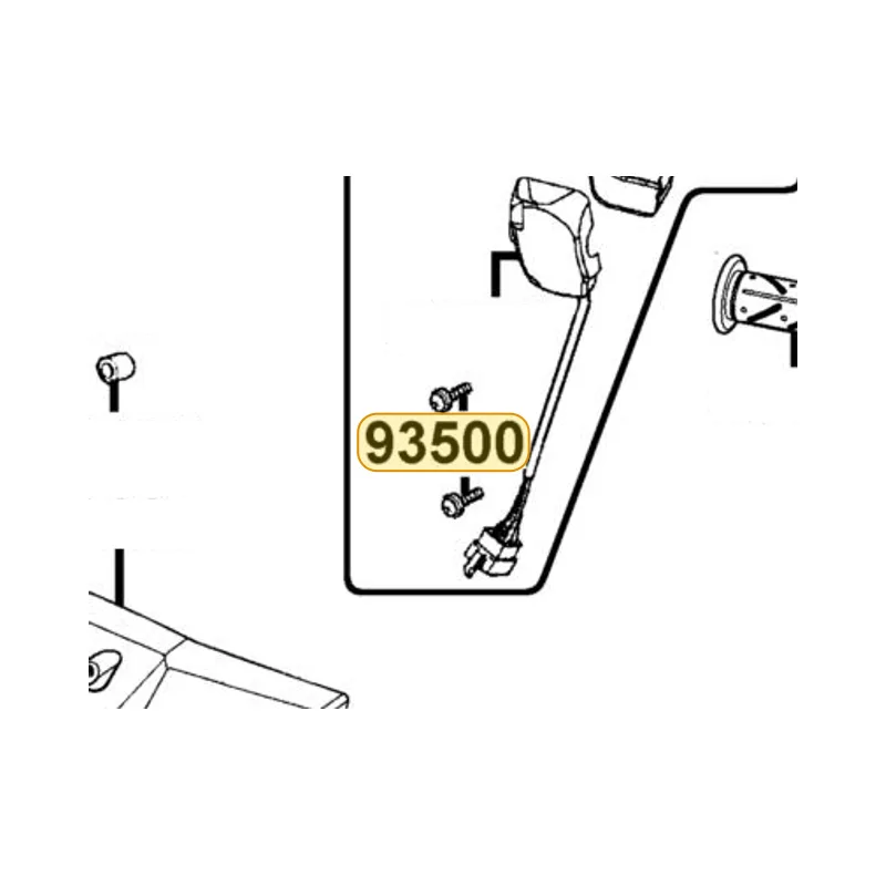 93500-05025 SCREW PAN 5*25 — diagram cutout