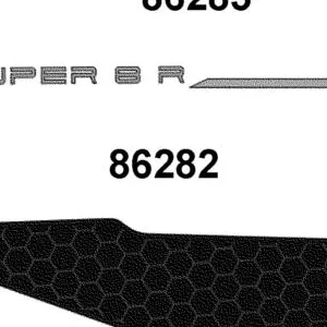 86282-BLA2-E70-T04 STRIPE R FR MOLD — diagram cutout
