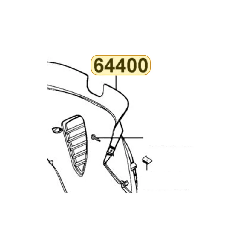 64400-LEJ2-E10-N1R COWL UNDER — diagram cutout