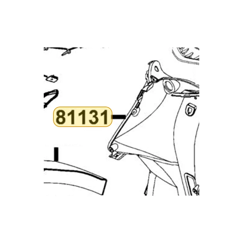 81131-LEJ2-E10-N1R LEG SHIELD UP — diagram cutout