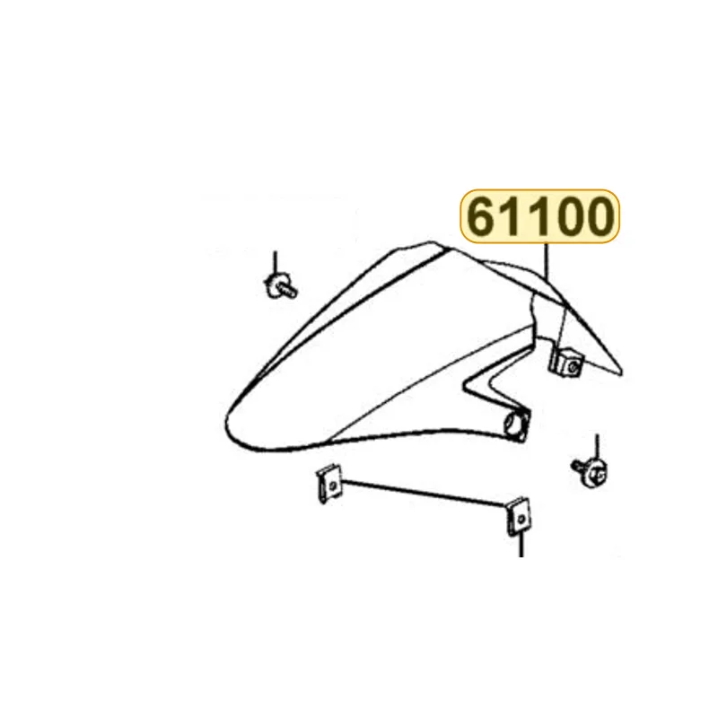 61100-LEJ2-E10-N1P FENDER FR — diagram cutout