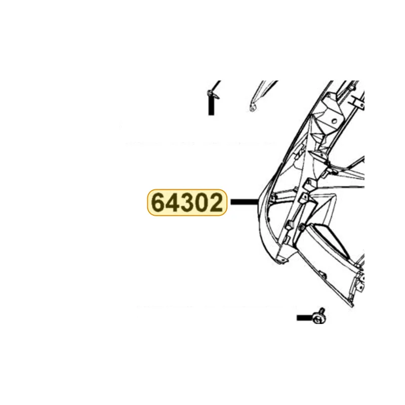 64302-LEJ2-E10-R9P MOLD R SIDE — diagram cutout