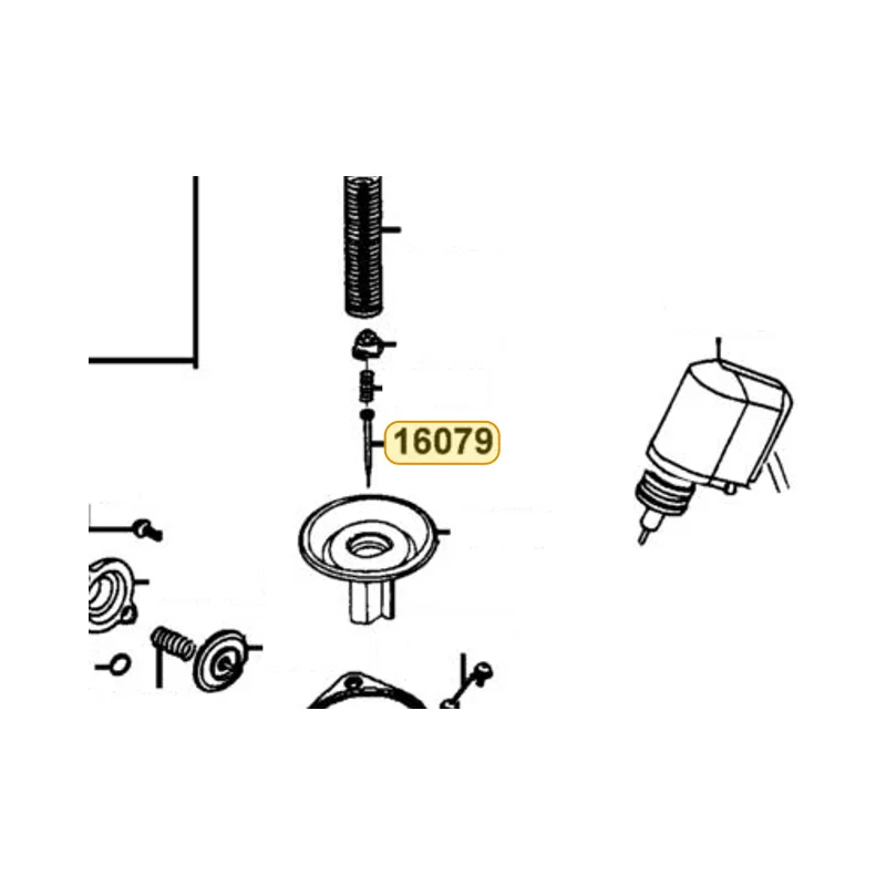 16079-LEJ2-E10 NEEDLE ASSY JET — diagram cutout