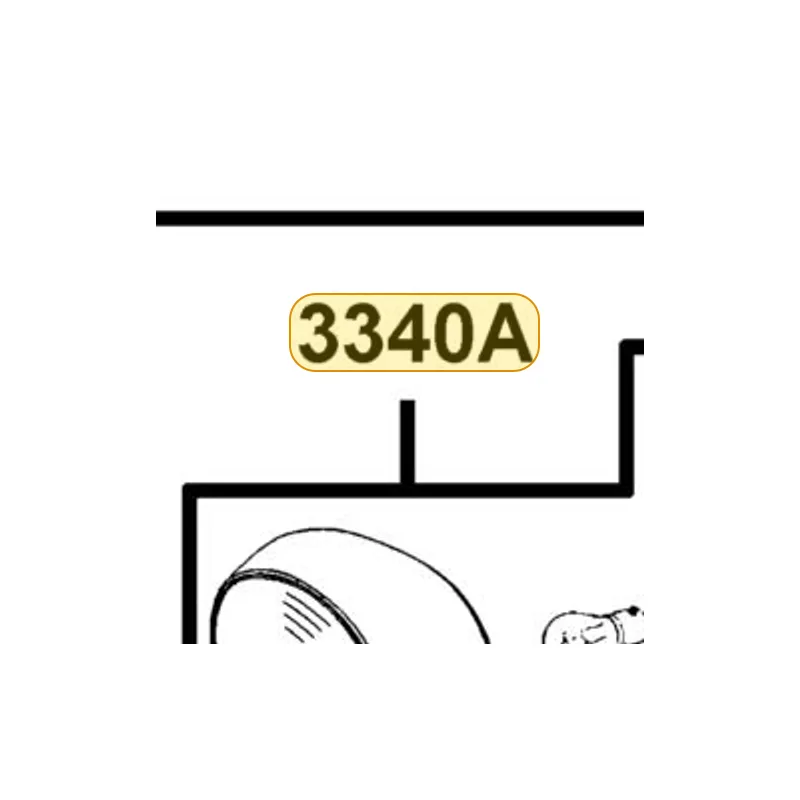3340A-LHB3-M30 WINKER ASSY R FR — diagram cutout
