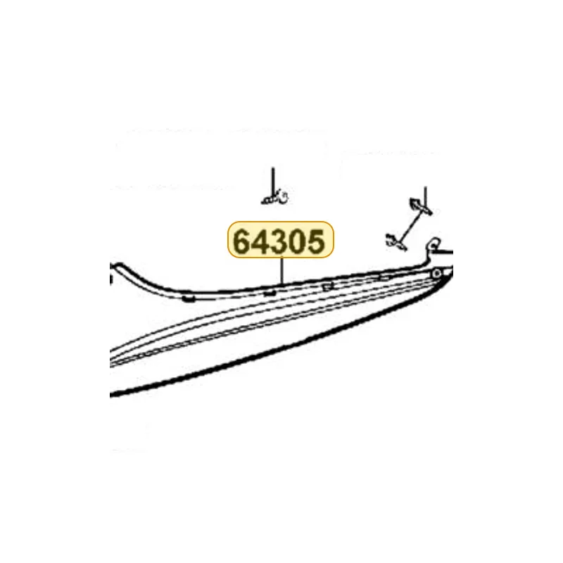 64305-LEJ2-E10-R9P SKIRT R SIDE — diagram cutout