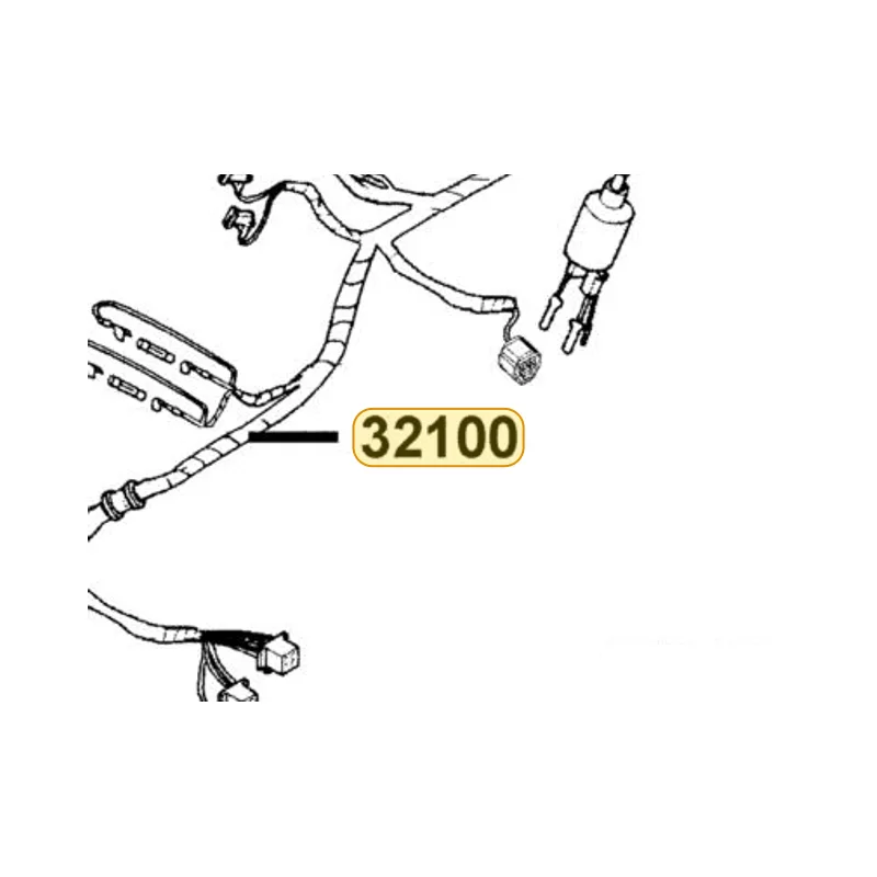 32100-LHB3-M31 HARNESS WIRE — diagram cutout