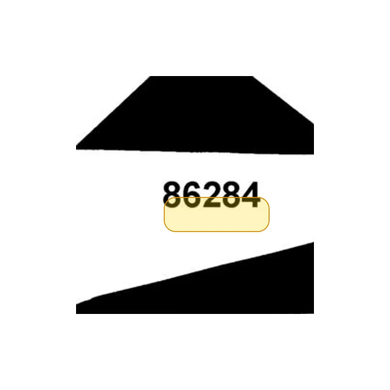 86284-LHB3-E00-T02 STRIPE R FR MOLD — diagram cutout