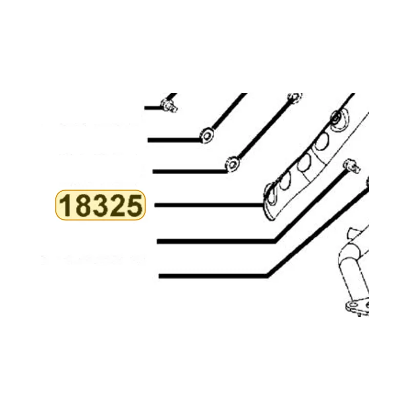 18325-LCD2-E00 PROTECTOR EXH PIPE — diagram cutout