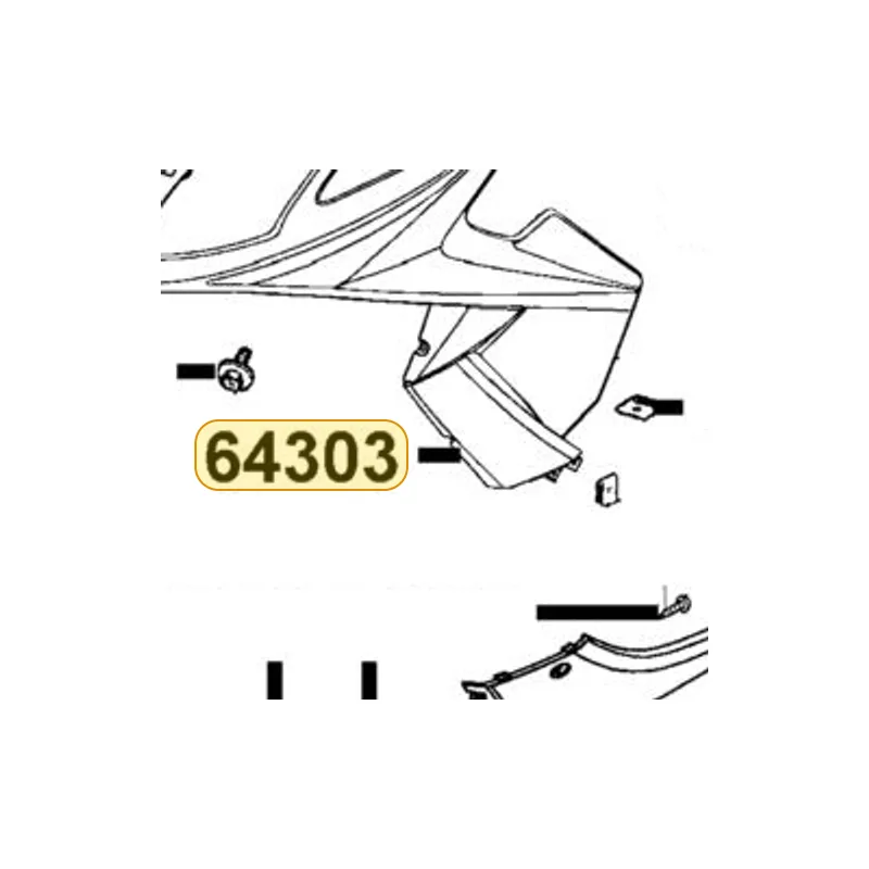 64303-LEJ2-E10-Q5P MOLD L SIDE — diagram cutout