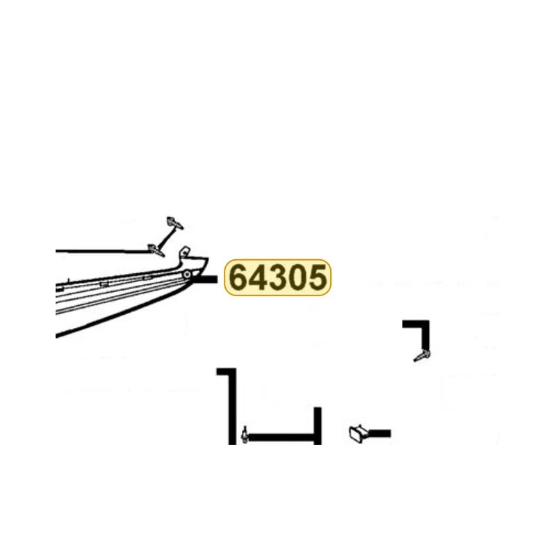 64305-LEJ2-E10-41P SKIRT R SIDE — diagram cutout