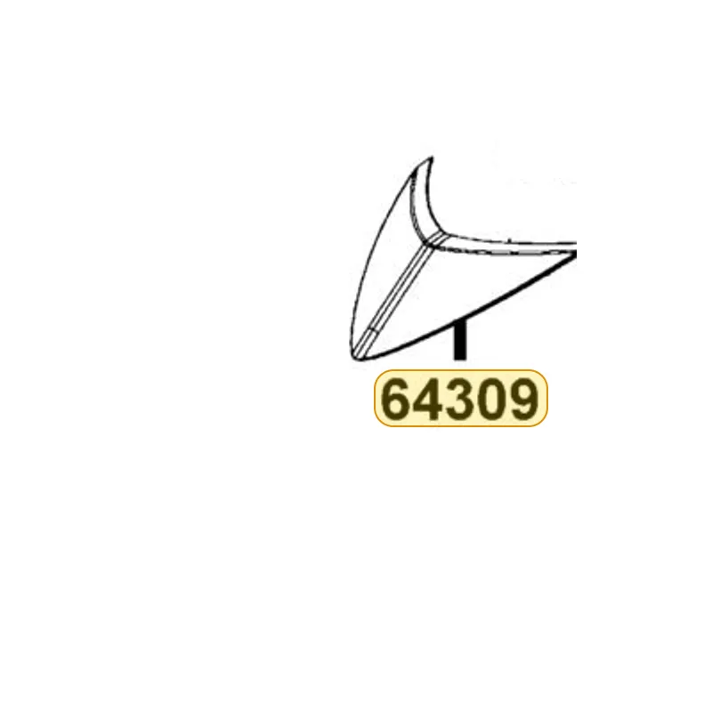 64309-LEJ2-E10-N8P COVER FR TOP — diagram cutout