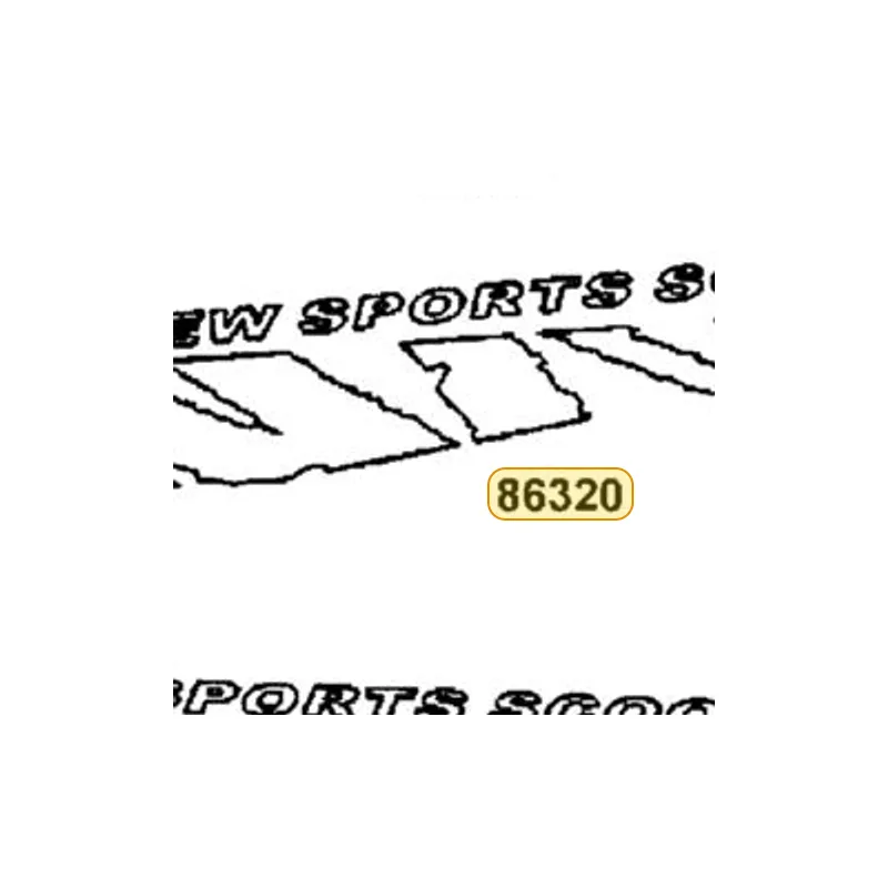 86320-LEJ2-E00-T04 STRIPE L SIDE MOLD — diagram cutout
