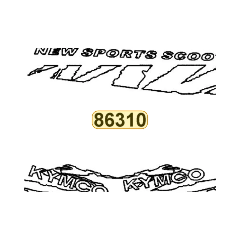 86310-LEJ2-E00-T03 STRIPE R SIDE MOLD — diagram cutout