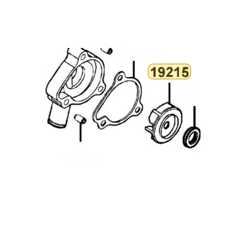 19215-KFA5-900 IMPELLER WATER PUMP — diagram cutout