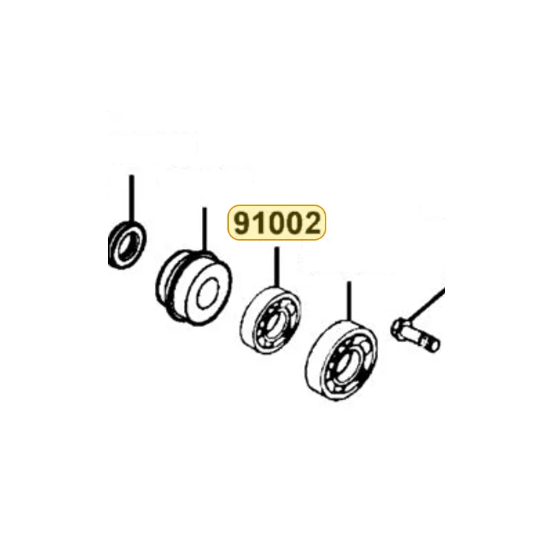 91002-KFA5-900 BRG BALL RADIAL 699LLU — diagram cutout