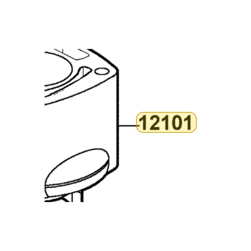 12101-KGB5-900 CYLINDER — diagram cutout