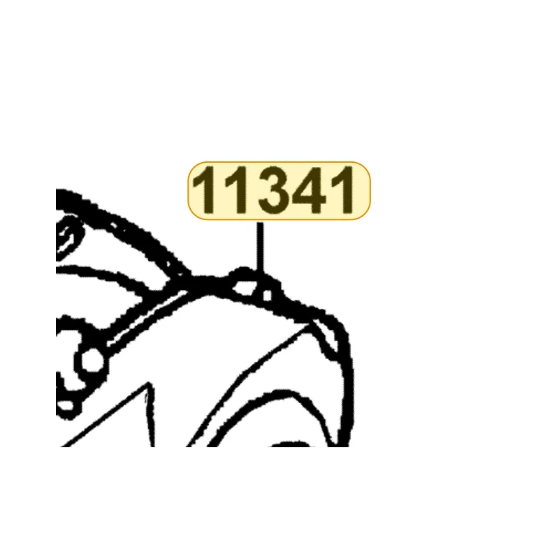 11341-KEB7-900-N8A COVER L SIDE (Bright Silver) — diagram cutout