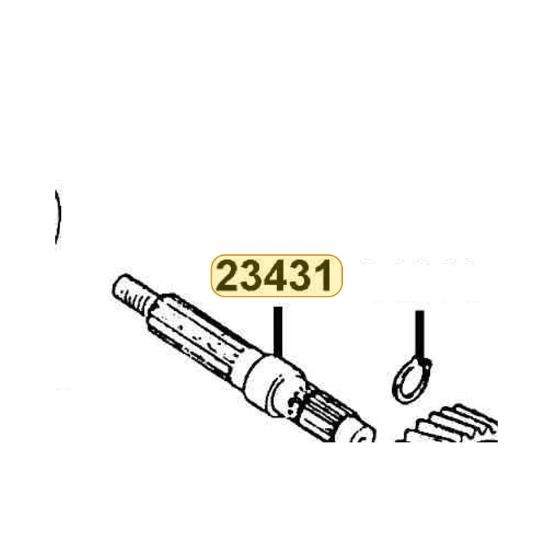 23431-KGB5-900 SHAFT FINAL — diagram cutout