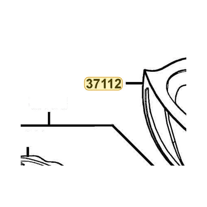 37112-KGB5-900-NFP METER COVER RR (Dark Gray Metallic) — diagram cutout