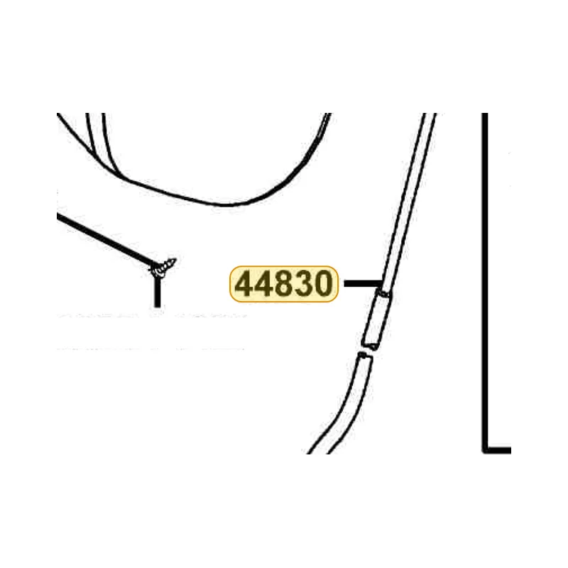 44830-GHC8-001 CABLE COMP SPDMT — diagram cutout