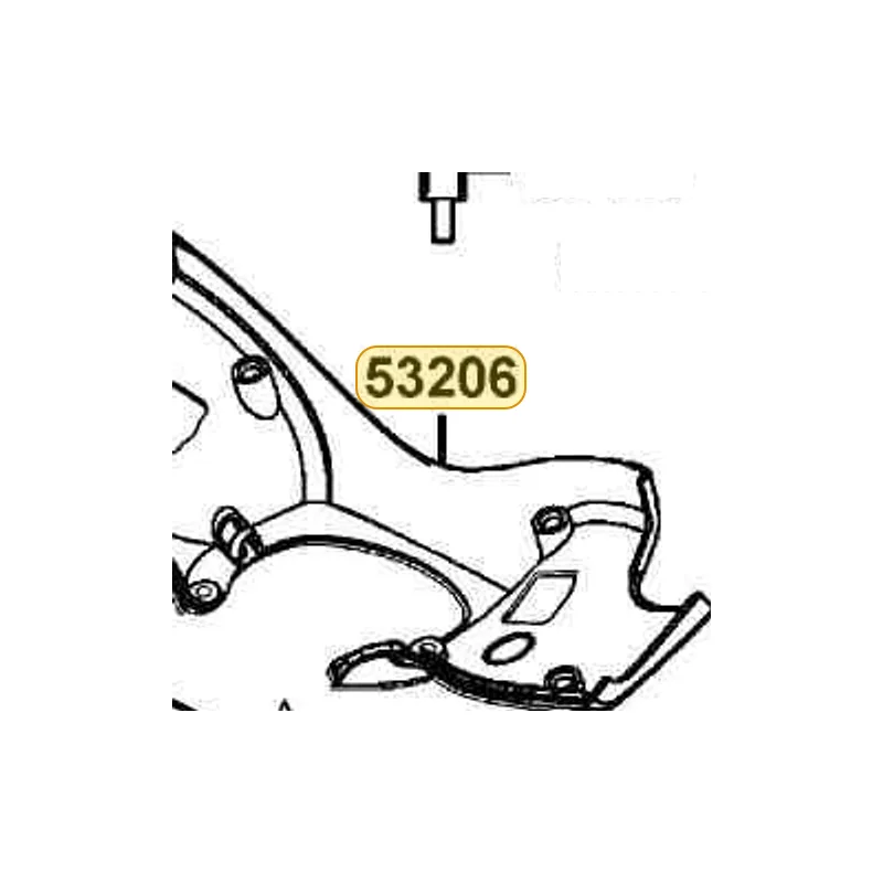 53206-KGB5-M30-N1R COVER LOWER HANDLE (Black) — diagram cutout