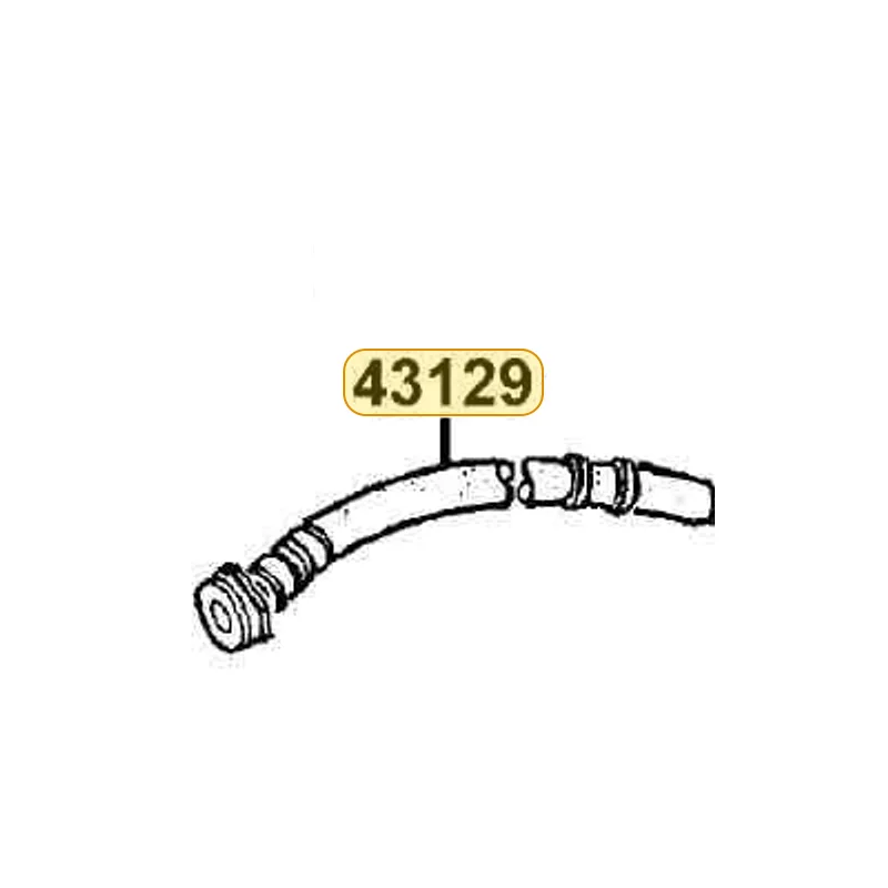 43129-KGB5-900 HOSE ASSY C/P RR BRK — diagram cutout