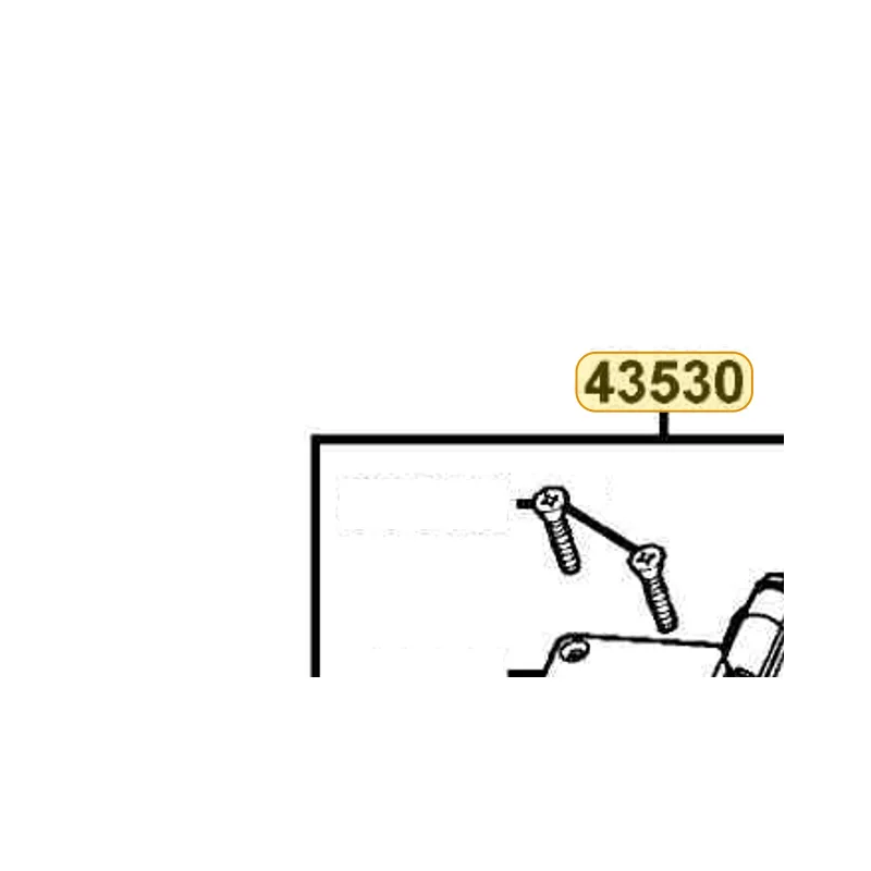43530-KGB5-306 CYLINDER SET MASTER — diagram cutout