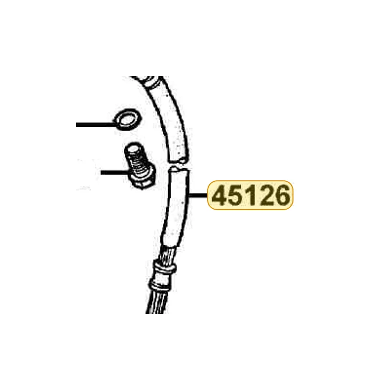 45126-KGB5-900 HOSE ASSY FR BRK — diagram cutout