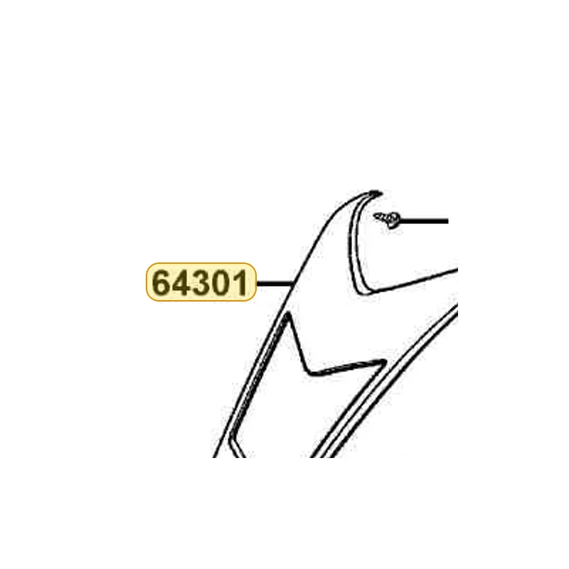 64301-KGB5-900-NFP COVER FR (Dark Gray Metallic) — diagram cutout