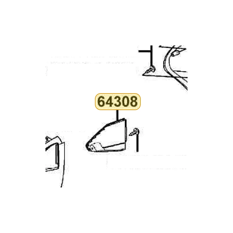 64308-KGB5-900-N1R COVER L INNER SIDE (Black) — diagram cutout