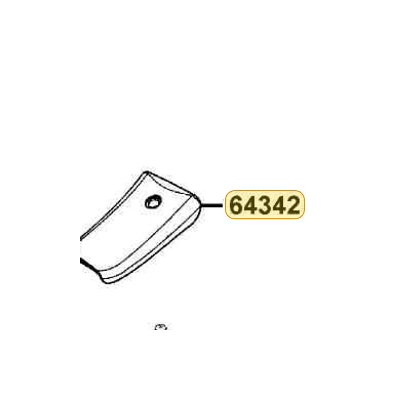64342-KGB5-900-NFP LID TUNNEL (Dark Gray Metallic) — diagram cutout