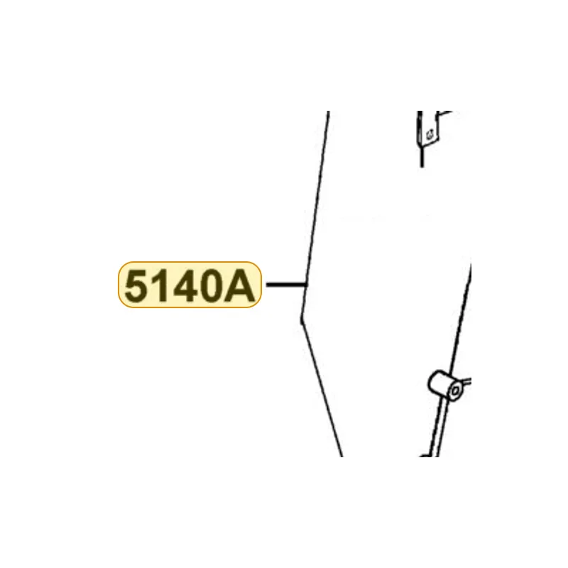 5140A-KGB5-900-NJA FORK SET R FR (Silver) — diagram cutout