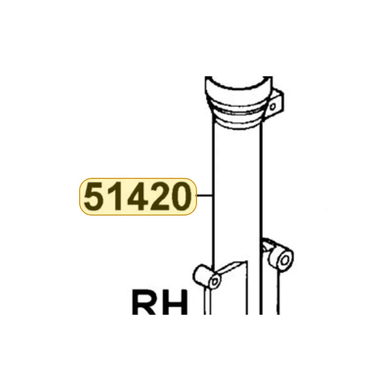 51420-KGB5-900-NJA BOTTOM CASE R (Silver) — diagram cutout
